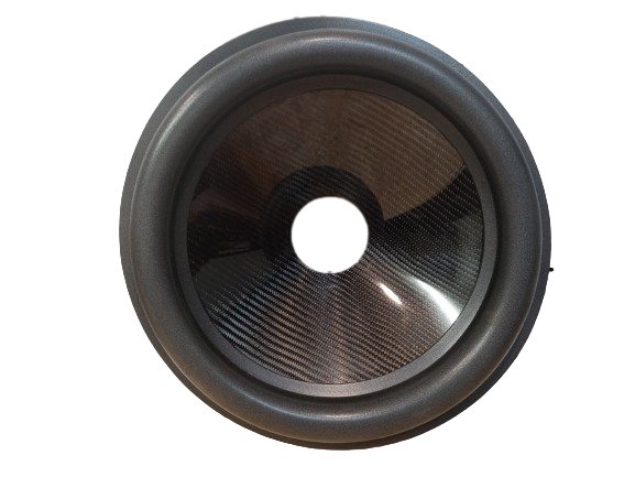 15″ Carbon Fiber Subwoofer Cone With Big Roll Surround For 3" Voice Coil