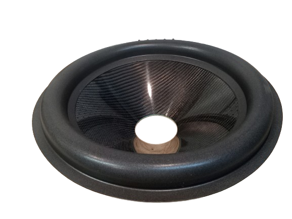 15″ Carbon Fiber Subwoofer Cone With Big Roll Surround For 3 Voice Co –  WOOFERPARTS.COM
