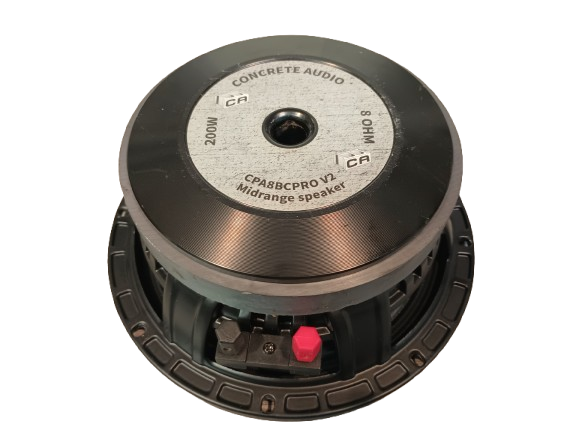 USED Concrete Audio CPA8BCPRO 8" Midrange Speaker 8 Ohm (SET OF 4)
