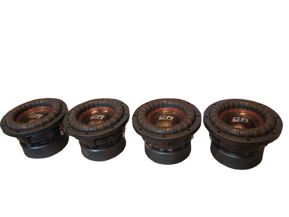 Used Concrete Audio C38D2 8" Subwoofers D2 Ohm (set of 4