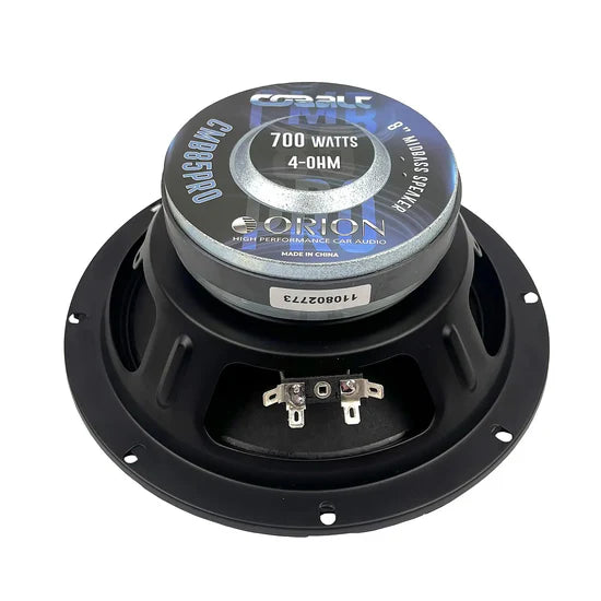 COBALT  8" MidBass Speaker 4 Ohm Each  (SET OF 2 SPEAKERS)