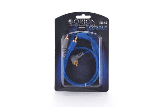 ORION Cobalt RCA BLUE 0.5 METER / 1.8 FT ANGLE/STRAIGHT TERMINAL