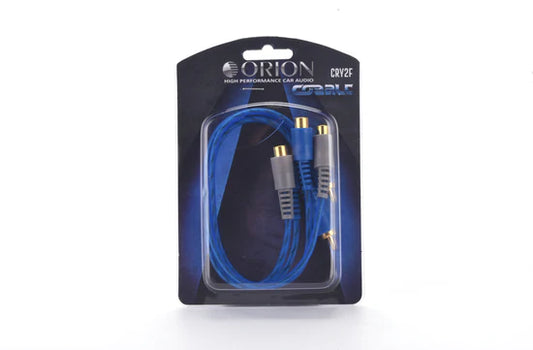 ORION Cobalt RCA Y ADAPTER 1 FOOT 2 FEMALE 1 MALE