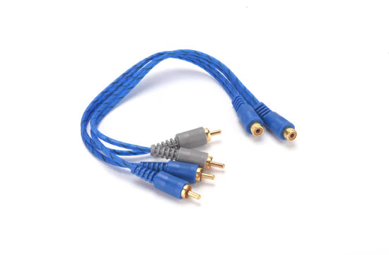 ORION Cobalt RCA Y ADAPTER 1 FOOT 2 MALE 1 FEMALE