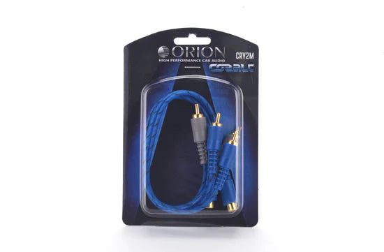 ORION Cobalt RCA Y ADAPTER 1 FOOT 2 MALE 1 FEMALE