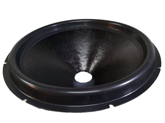 18" Subwoofer Cone with Tall Roll Stitched Surround for 2.5" Voice Coil