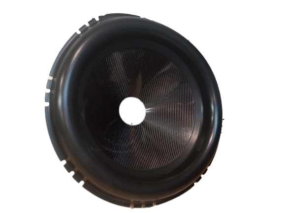 18″ Carbon Fiber Subwoofer Cone with Big Roll Surround For 3" Voice Coil