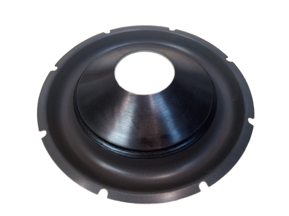 12″ Carbon Fiber Subwoofer Cone With Big Roll Surround Fits 3" Voice Coil