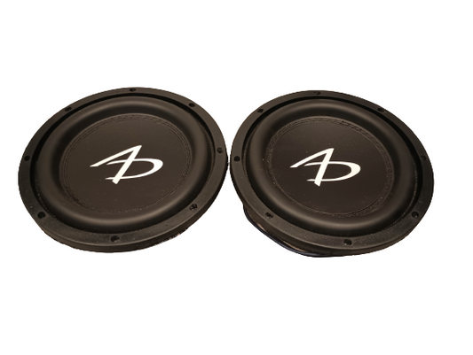 Audio Dynamics 1208 Dual 4 ohm Subwoofers 1 PAIR USED