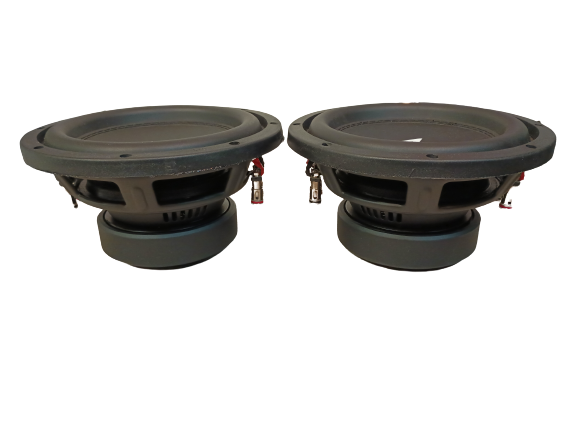 Audio Dynamics 1208 Dual 4 ohm Subwoofers 1 PAIR USED