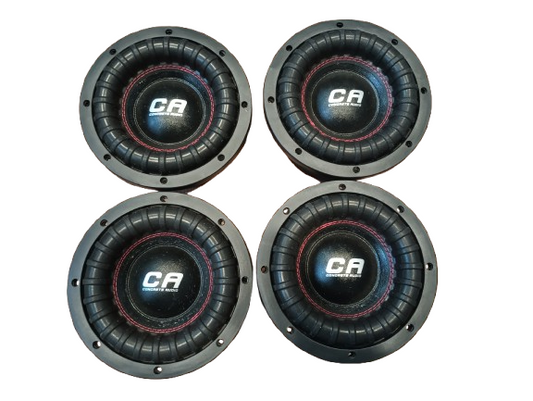 Used Concrete Audio C38D2 8" Subwoofers D2 Ohm (set of 4