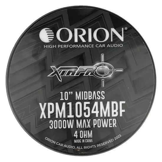 ORION XTR PRO XPM1054MBF 10" Midbass Speaker