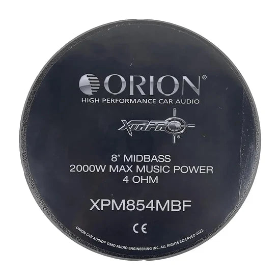 ORION XTR PRO XPM854MBF 8" Midbass Speakers