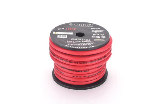 XTRPRO 0-GAUGE 100% OFC 50FT WIRE ROLL - RED