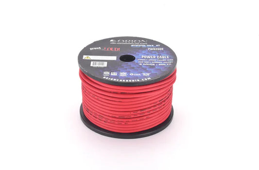 COBALT 8-GAUGE 200FT CCA WIRE ROLL - RED